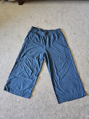 Haven Well Within Wide-Leg Pull-On Pants in Teal XL Womens